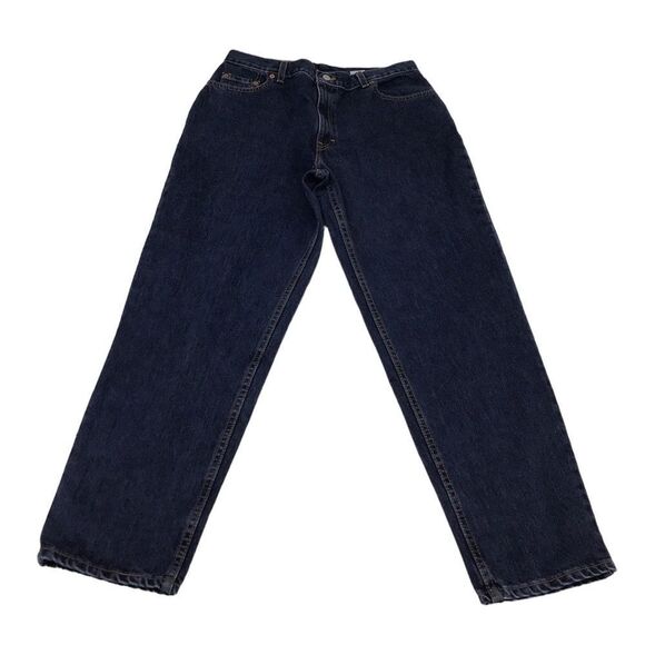 Levi’s 550 Vintage Mom Jeans Dark Wash High Waist Size 14 Miss S - Picture 1 of 13